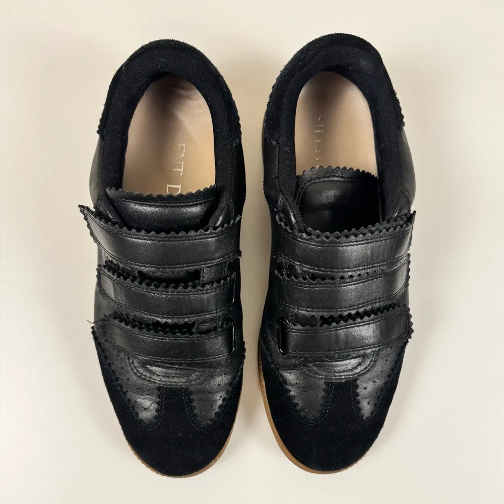Silent D Seena Sneaker in Black Leather